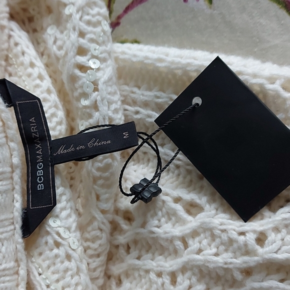 BCBGMaxAzria merino cotton cowl neck sweater - Picture 4 of 8